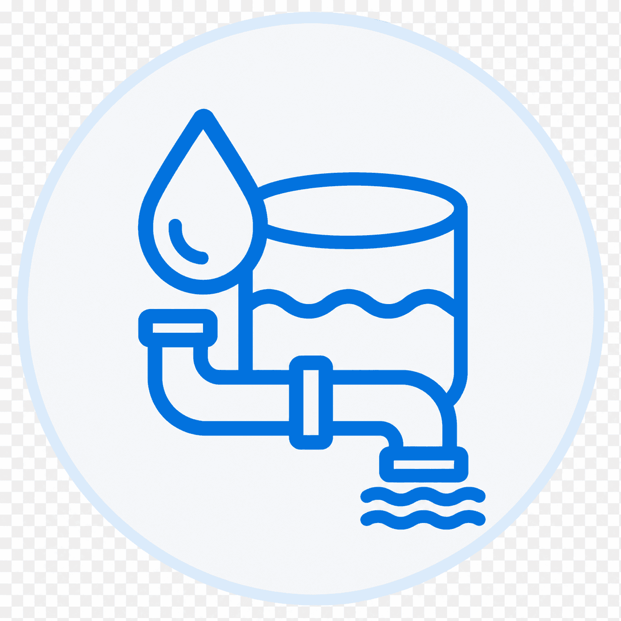 Water and wastewater icon