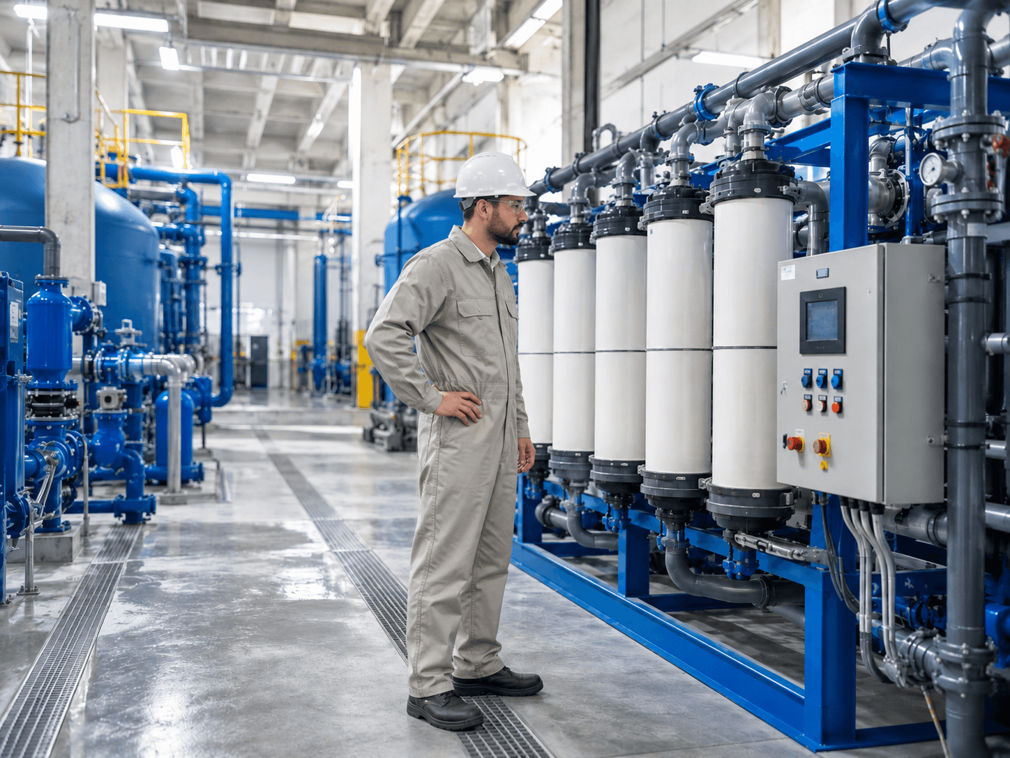Water treatment plant infrastructure